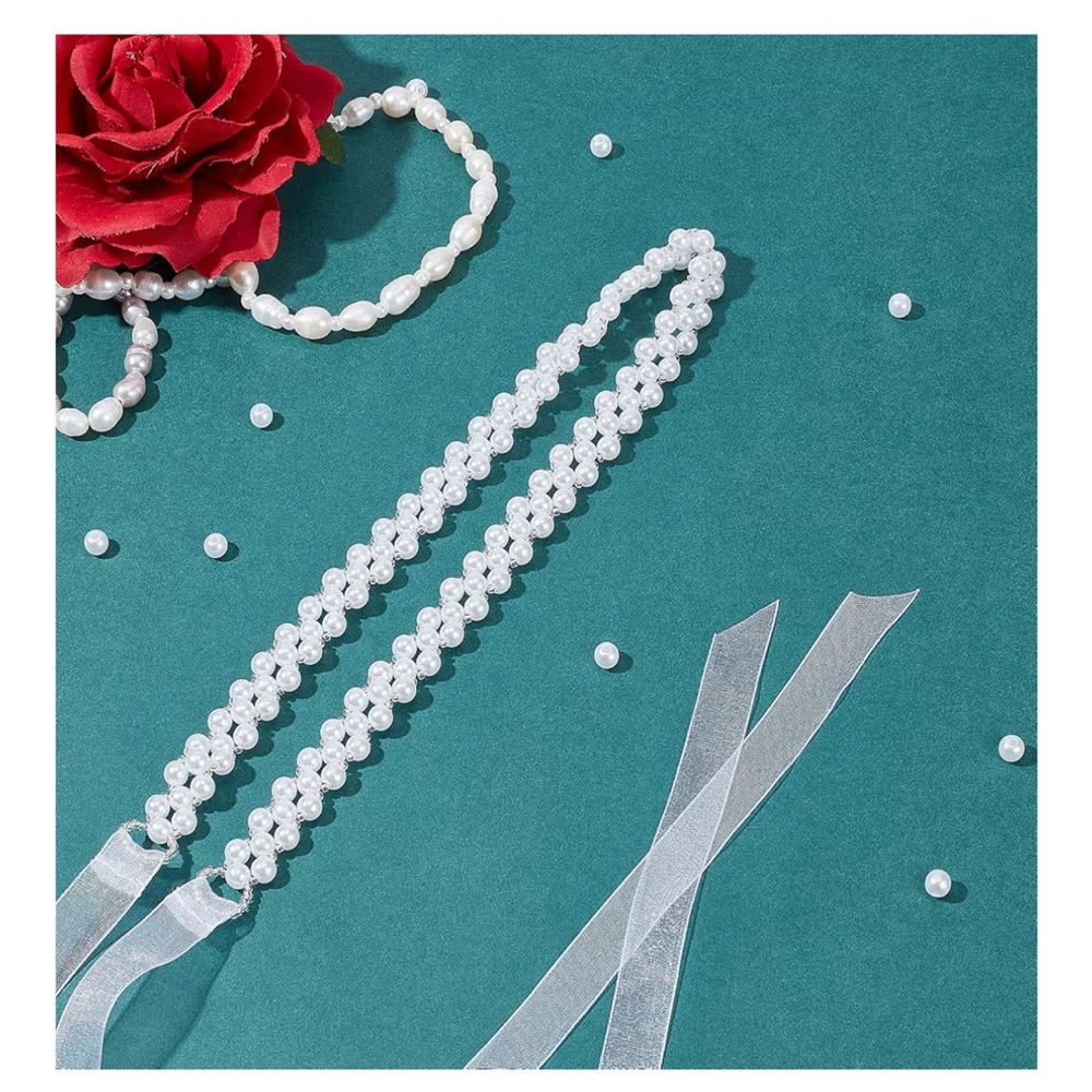 Pearl Wedding Dress Belt